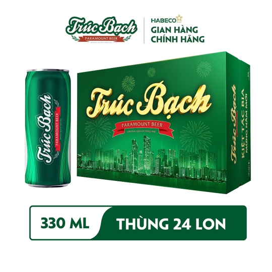 Bia Lon Trúc Bạch 330 ml