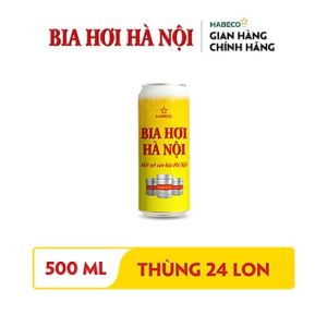 Bia Hơi Hà Nội - Thùng 24 lon 500ML